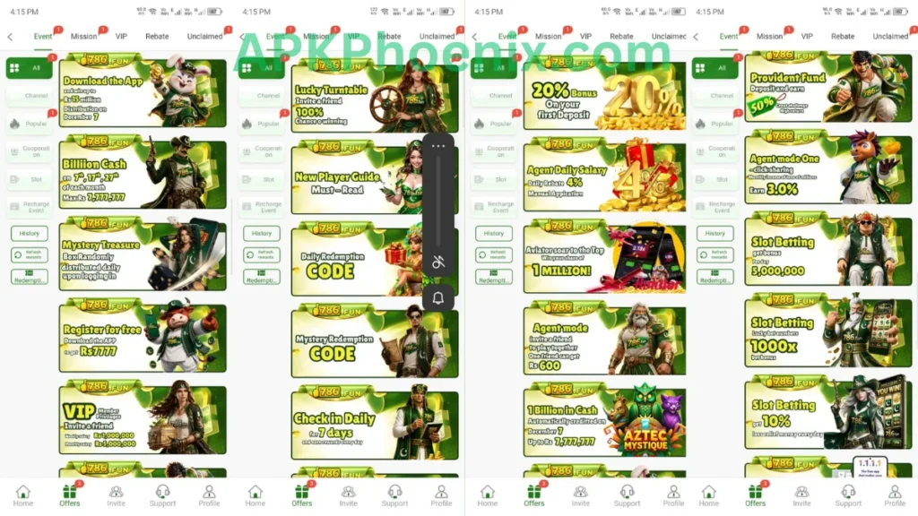 786Fun Game promotion center of game.