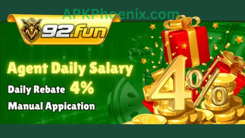 92Fun Game App agents salary of game on first time download