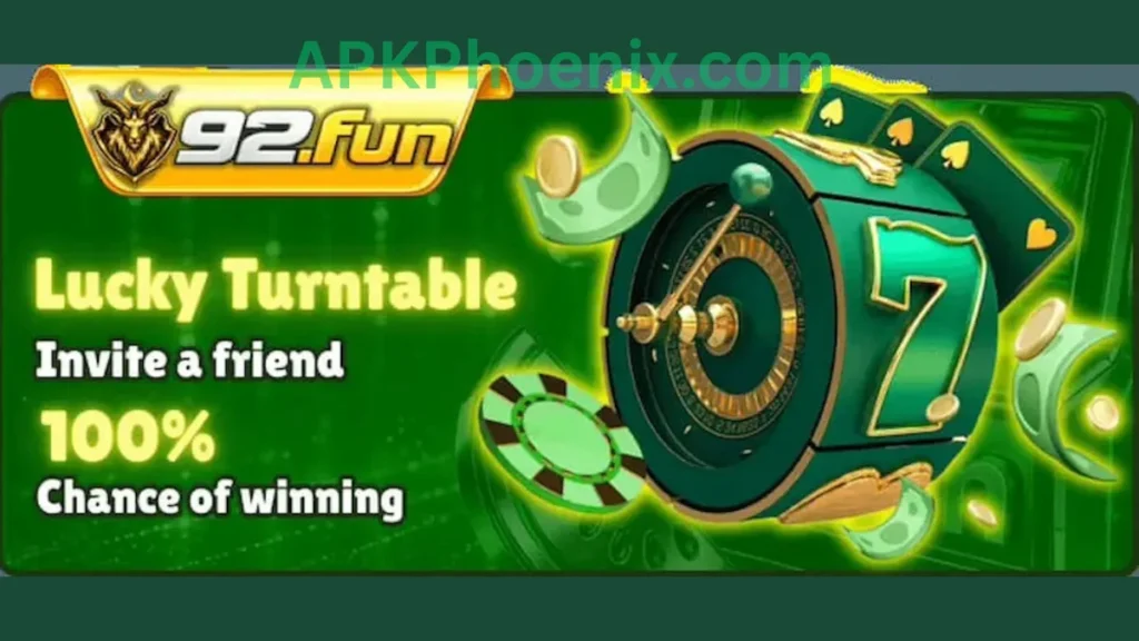 92Fun Game App invitational bonuses of game for new game players.