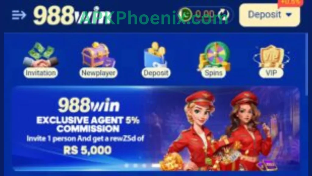 988Win Game App agent rewards of game for new users