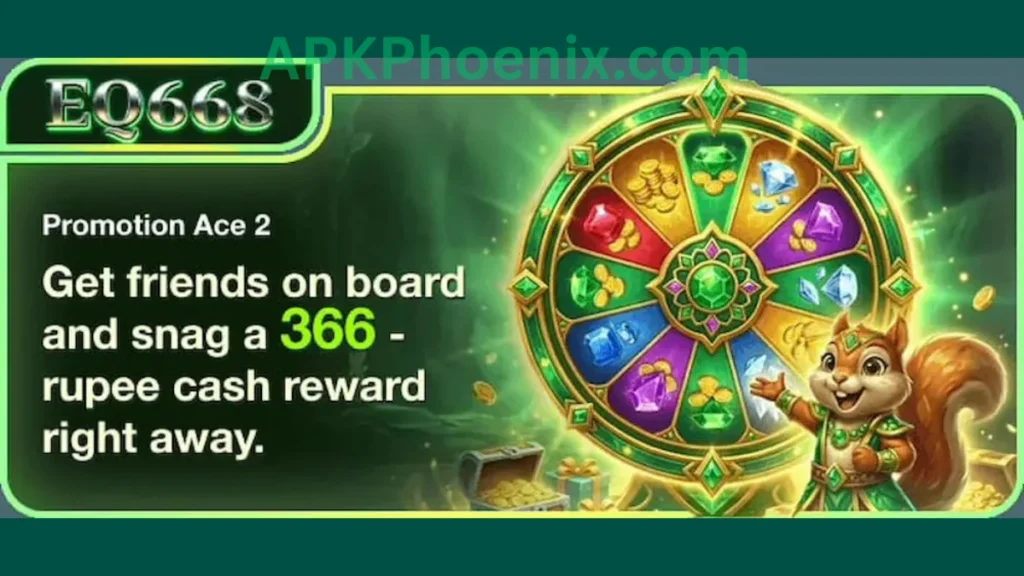 EQ668 Game get a free bonuses on first time app downloading