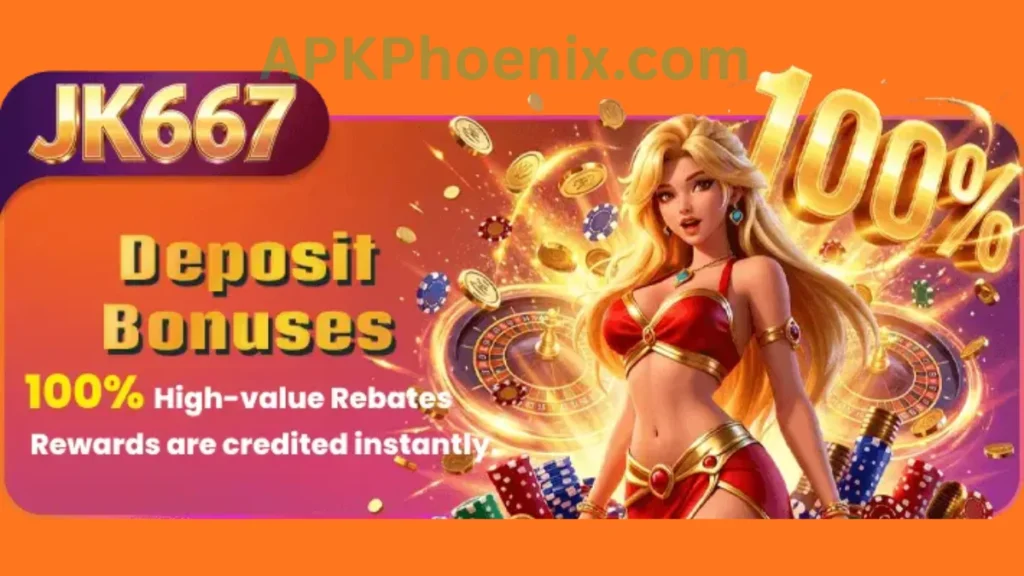 JK667 Game APK first time deposit bonuses of game for new users