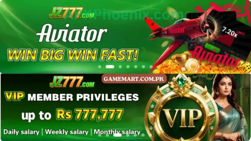 JZ777 Game App game play and VIP member rewards of game