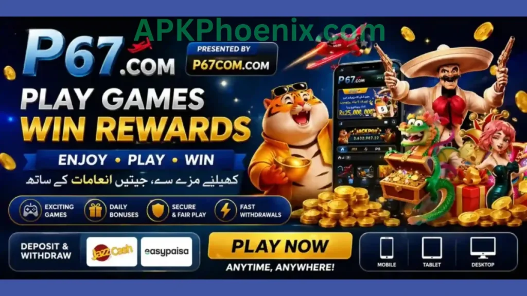 P67 Game game play rewards of application for new users