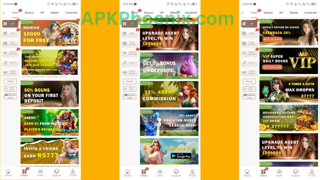 Y777 Game APK promotion center of game