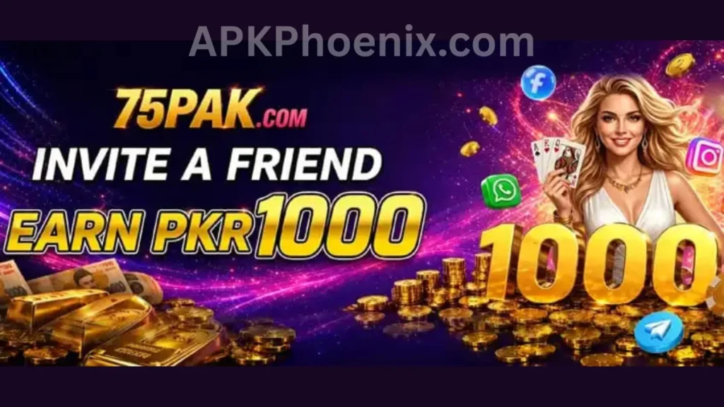 75PAK Game App invitational bonuses of game for new game users
