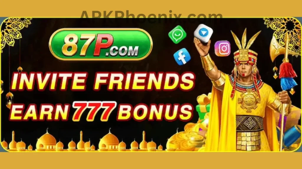 87P Game APK invitational bonuses of game for new users