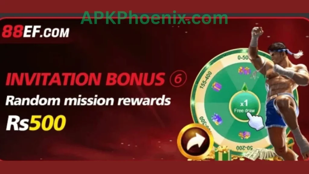 88EF Game APK invitational bonuses of game for new users