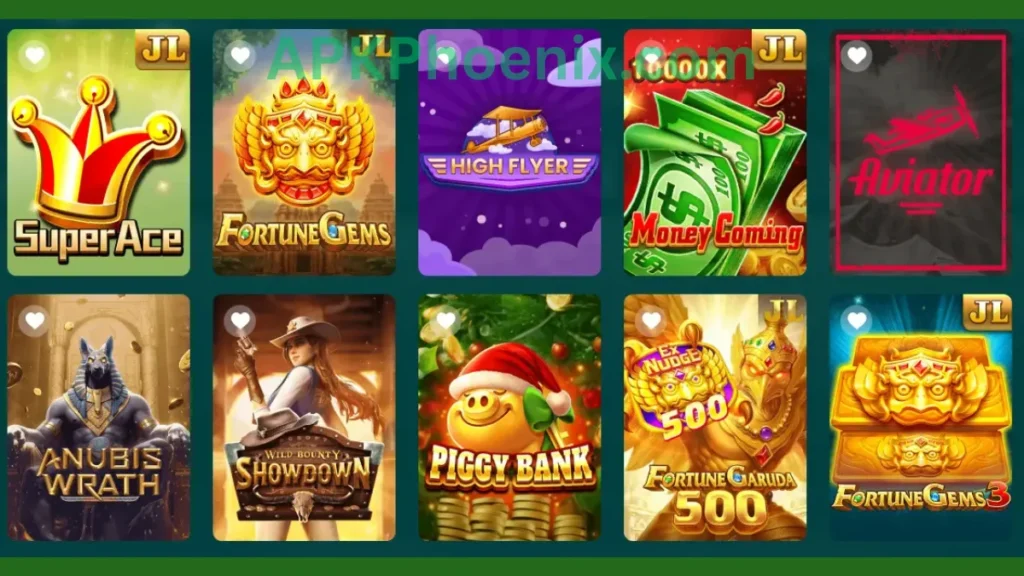 BRO444 Game App internal interface and jackpot winning games of application