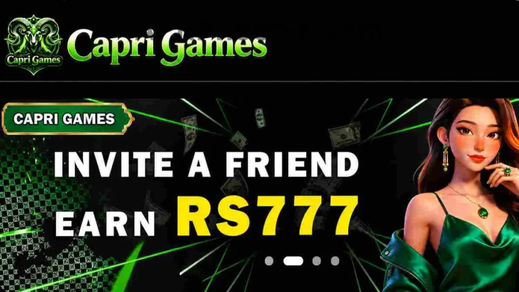 Capri Game APK invitational bonuses of game for new users