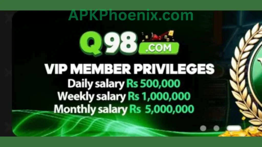 Q98 Game APK VIP member bonuses of game for new users